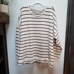 Striped Straight Hem Pullover